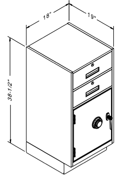 Teller Pedestals, Vault & Cash Storage Cabinets, Accessories - U.S. Bank  Supply ®